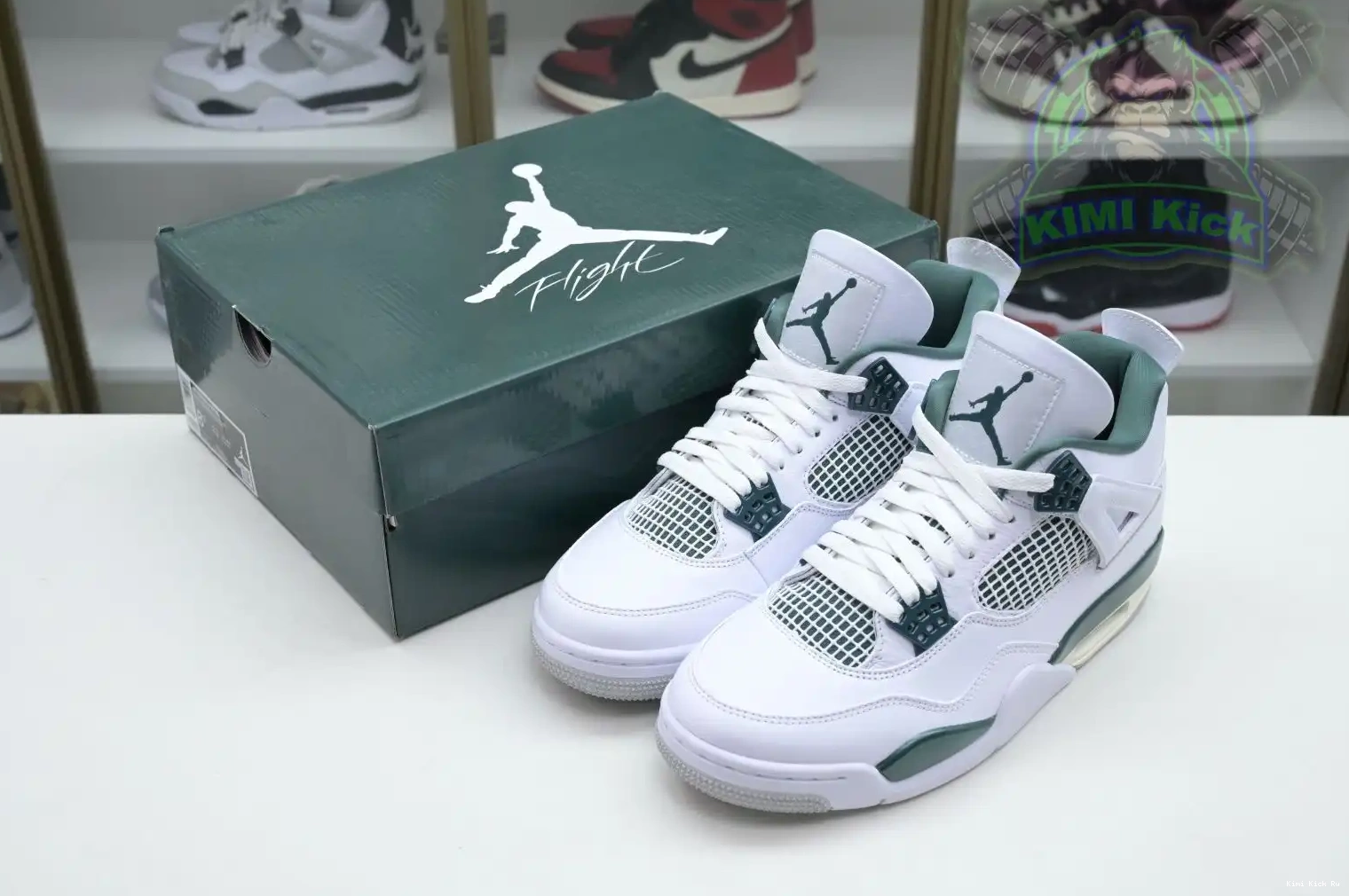 Jordan Green Oxidized Kimikick Air 4 0821
